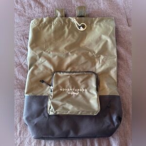 Adventures by Disney Cinch top back pack GREEN/BLACK